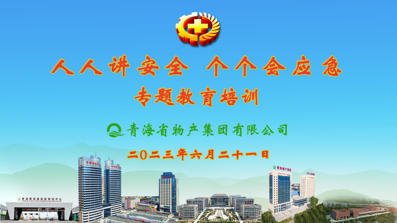 提高安全管理水平 落實全員安全責任&mdash;&mdash;集團安委會舉辦2023年&ldquo;人人講安全，個個會應急&rdquo;專題教育培訓