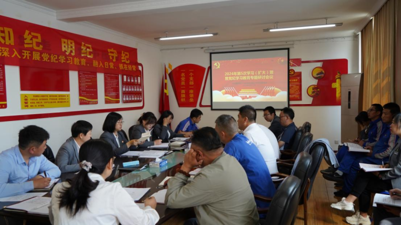 物產(chǎn)汽貿(mào)公司黨支部召開2024年第五次學(xué)習(xí)（擴大）會暨&ldquo;知敬畏、存戒懼、守底線&rdquo;專題研討會議