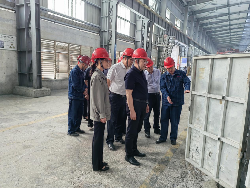 省國資委黨委書記、主任姜軍蒞臨物產工投公司調研