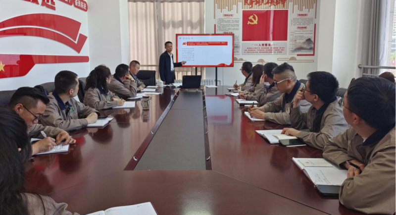 恪守&ldquo;六大紀律&rdquo; 筑牢思想根基&mdash;&mdash;集團黨委委員、紀委書記赴朝物開投公司黨支部講授專題黨課