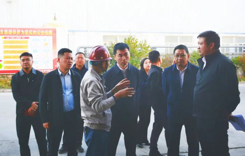 大通縣委副書記、縣長馬明旭一行蒞臨工投公司調(diào)研指導(dǎo)