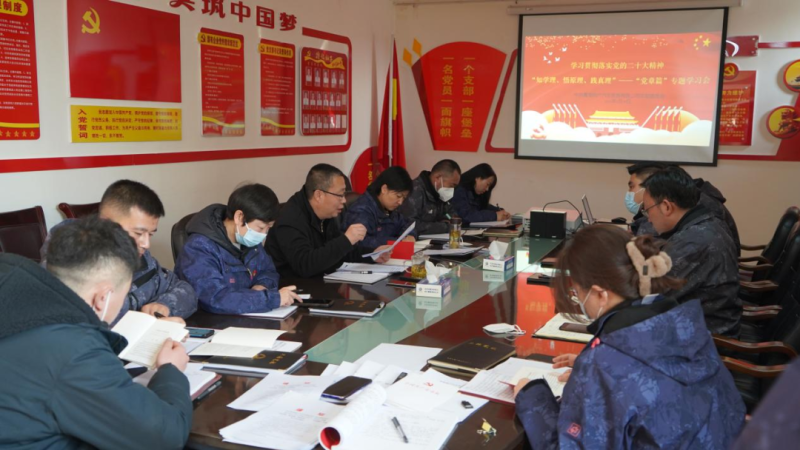 物產(chǎn)汽貿(mào)黨支部召開&ldquo;知學理、悟原理、踐真理&rdquo; &mdash;&mdash;黨章篇&rdquo;專題學習會
